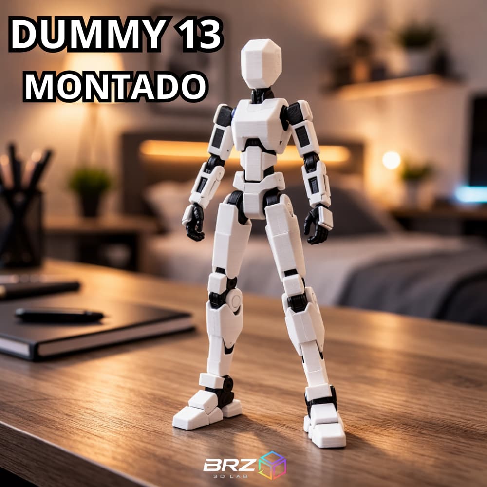 Boneco Articulado 3D Dummy 13 – Modelo Montado