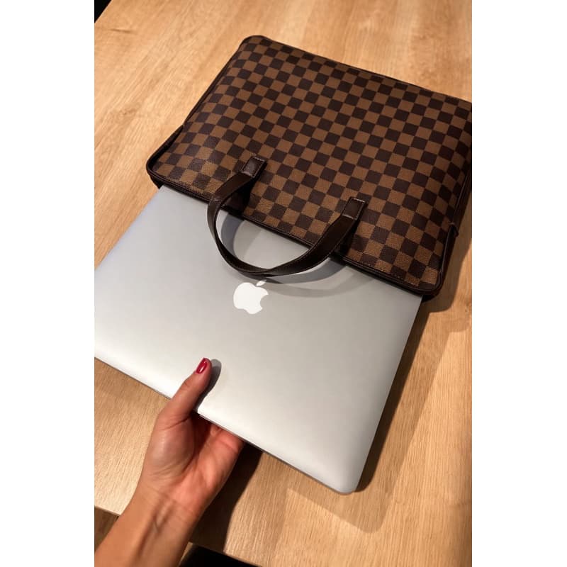 Bolsa para Notebook Viagens Trabalho Faculdade com Forro Aveludado e Alças Reforçadas até 15.6”