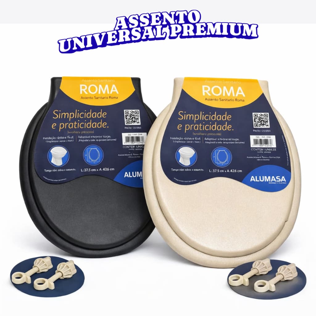 Assento Sanitário Tampa Vaso Redondo Oval Universal Qualidade Deca Celite Original Premium