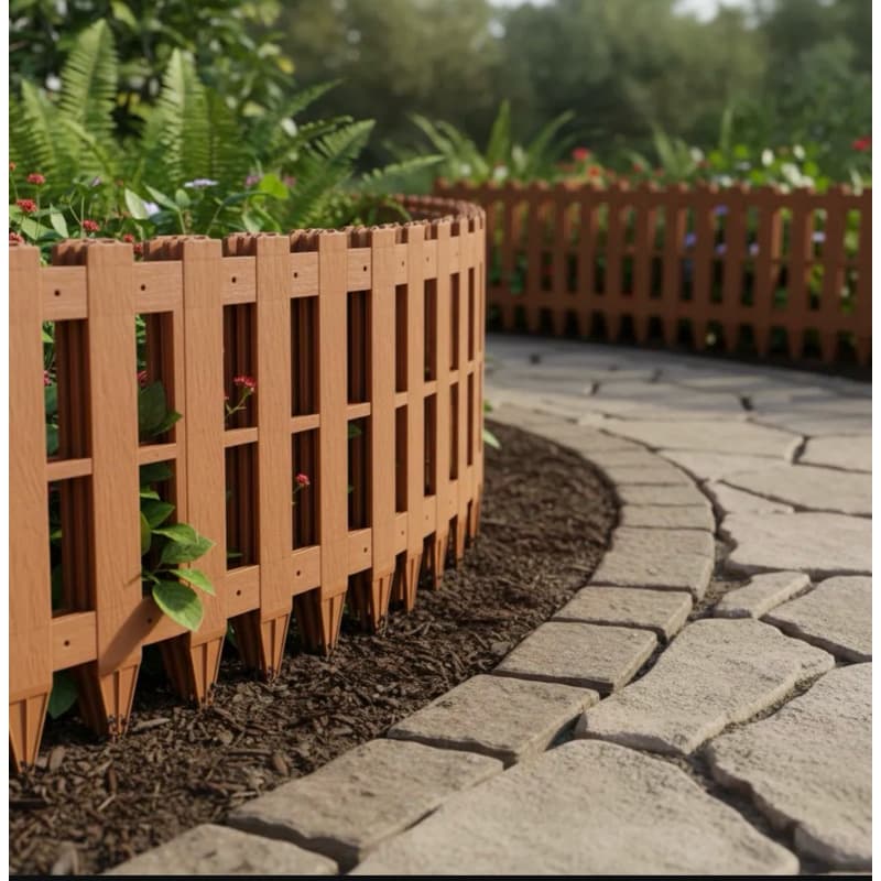 Kit 10 Unidades Cerca Jardim Alta Grande 58cm de Altura 2,8M comprimento Goyama