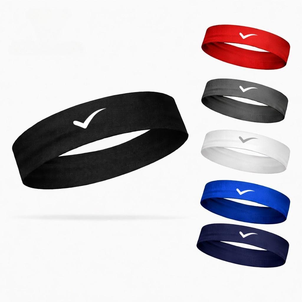 Kit com 2 testeiras anti suor faixa para cabelo envio em 24h esportes fênix