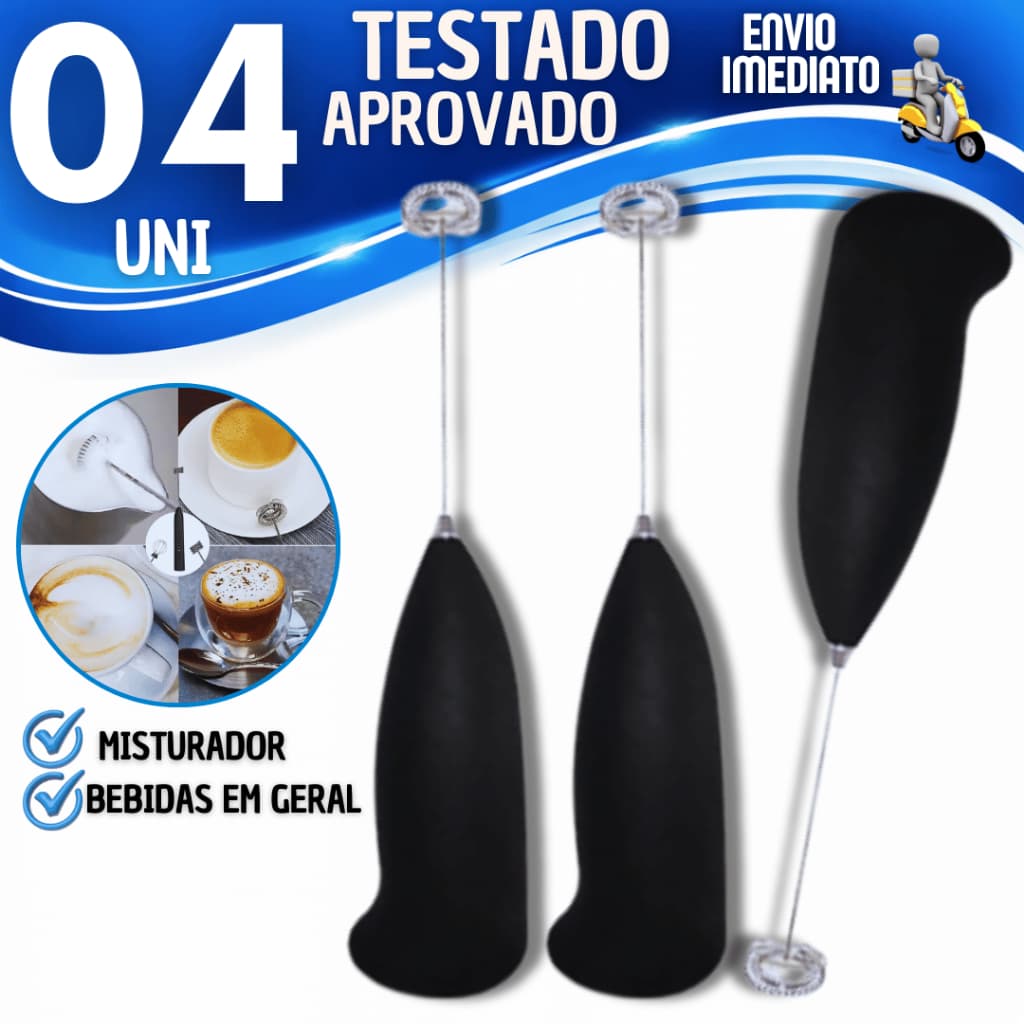 Jogo Misturador De Bebidas Mini Mixer Misturador Profissional Mix Sucos Milkshakes Sucos
