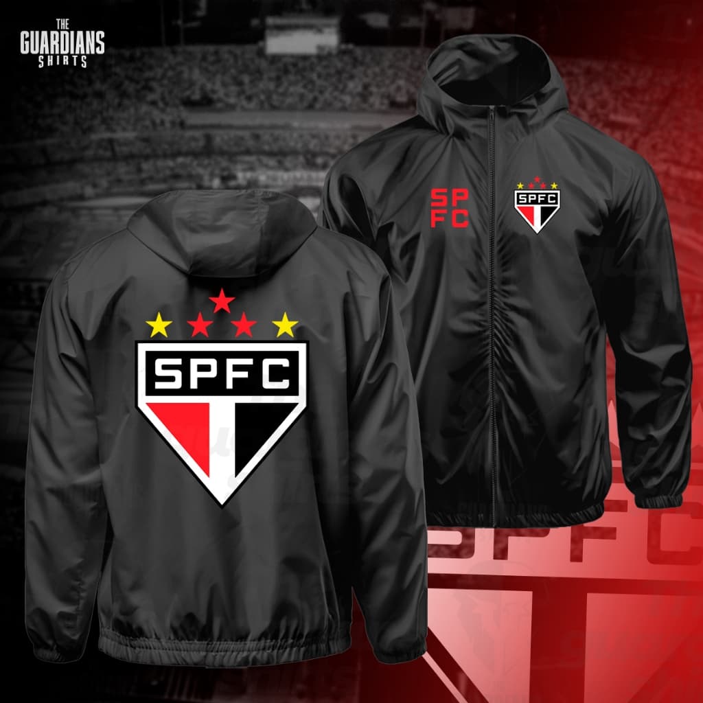 Corta Vento São Paulo o maior do Brasil Tecido leve fit Unissexy