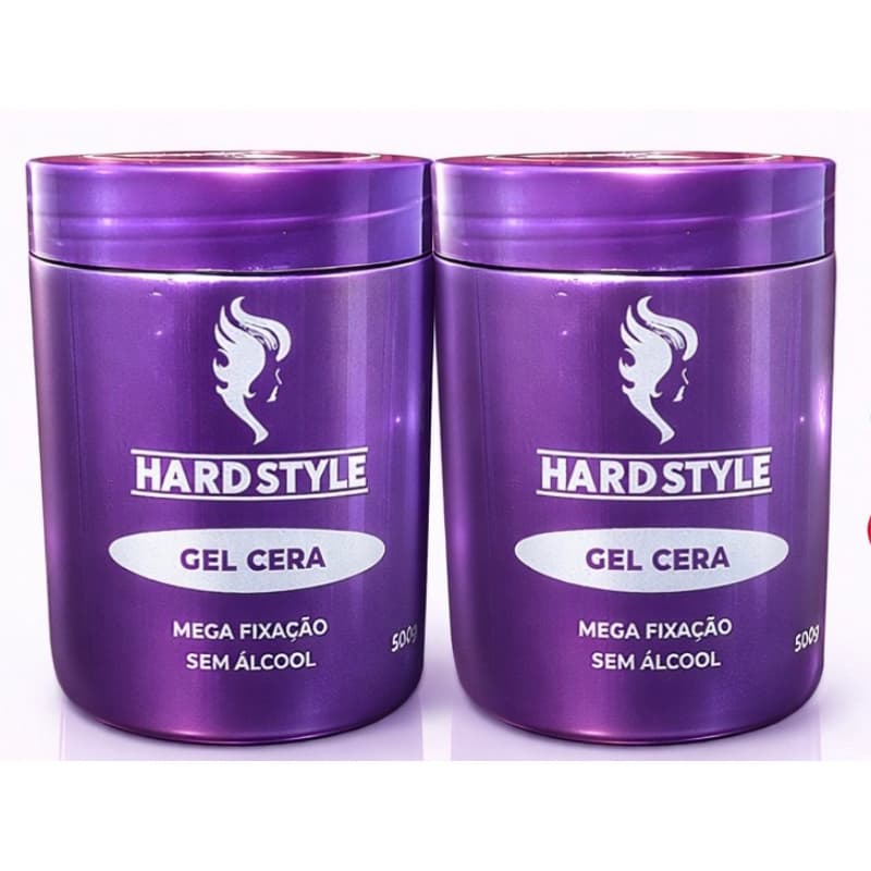 Kit 02 Gel Cera Hidratante 500g Mega Fixação Original