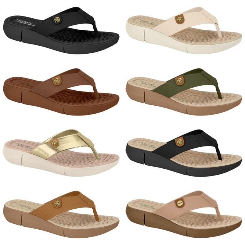 Tamanco Chinelo Feminino Ortopédico Esporão Massageador Modare 7142106