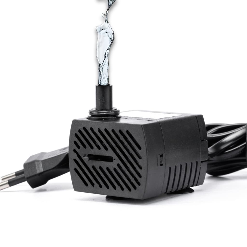 Bomba Submersa Silenciosa 350 L/h para Aquários, Fontes e Bebedouros - Elevação 0.9m