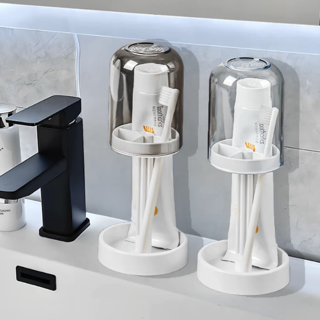 Porta Escova E Pasta De Dente À Prova De Poeira