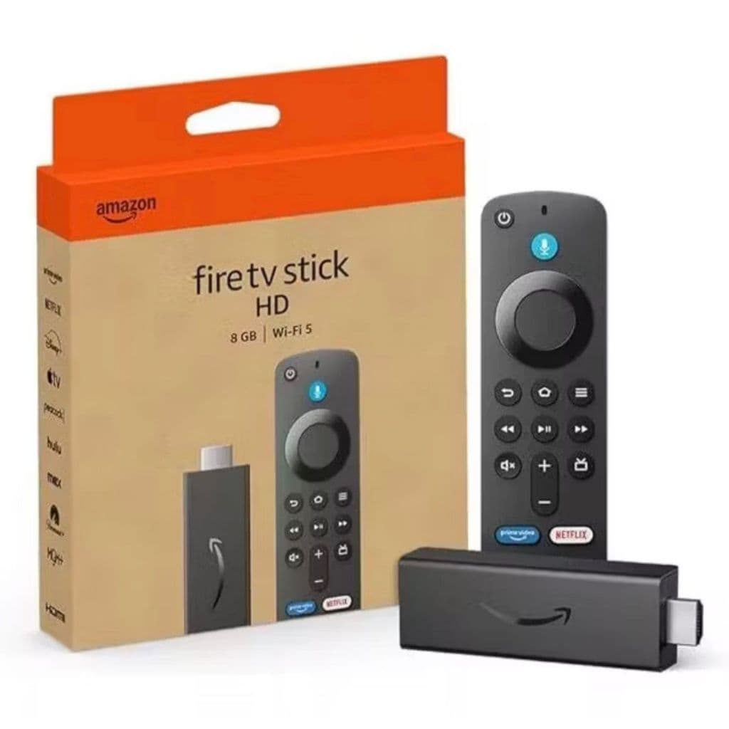Novo Amazon Fire Stick TV Full HD - Alexa Controle de Voz, Streaming Full HD, Compatível com Diferentes Plataformas