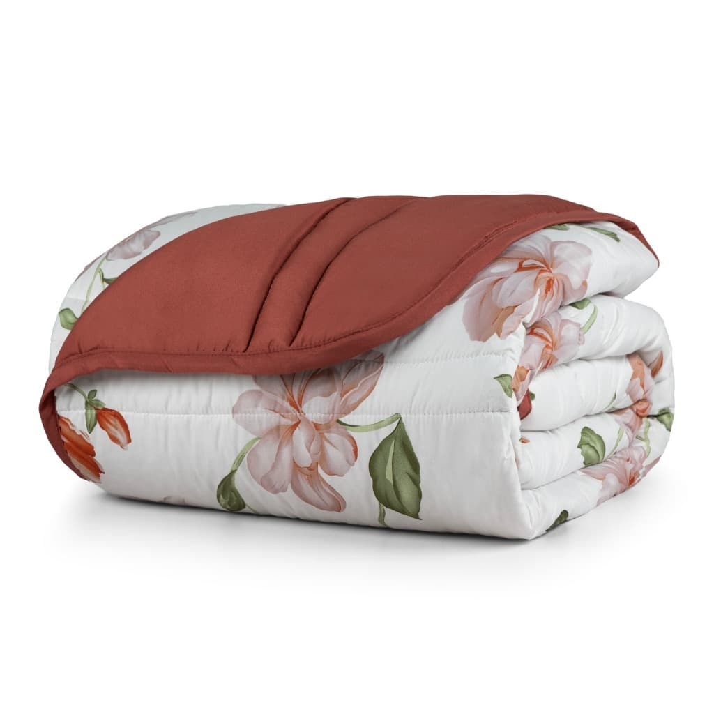 Edredom Casal Queen 01 Peça Micropercal Toque Macio 200 Fios Dupla Face (01 PEÇA)