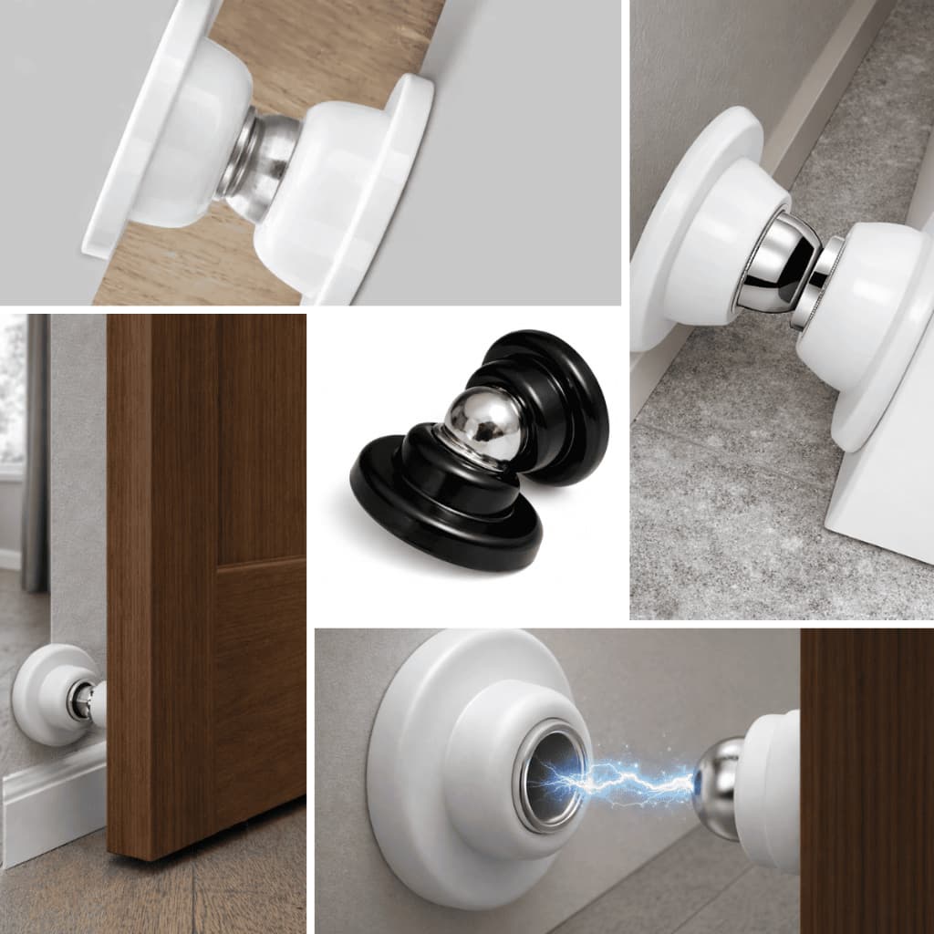 Prendedor Fixador Trava Porta Magnético Imã Adesivo Inox