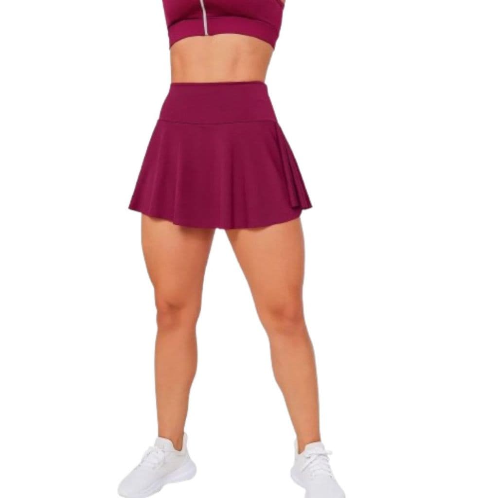 Academia Shorts Saia Fitness Feminino Com Short Interno / Suplex Cintura Alta