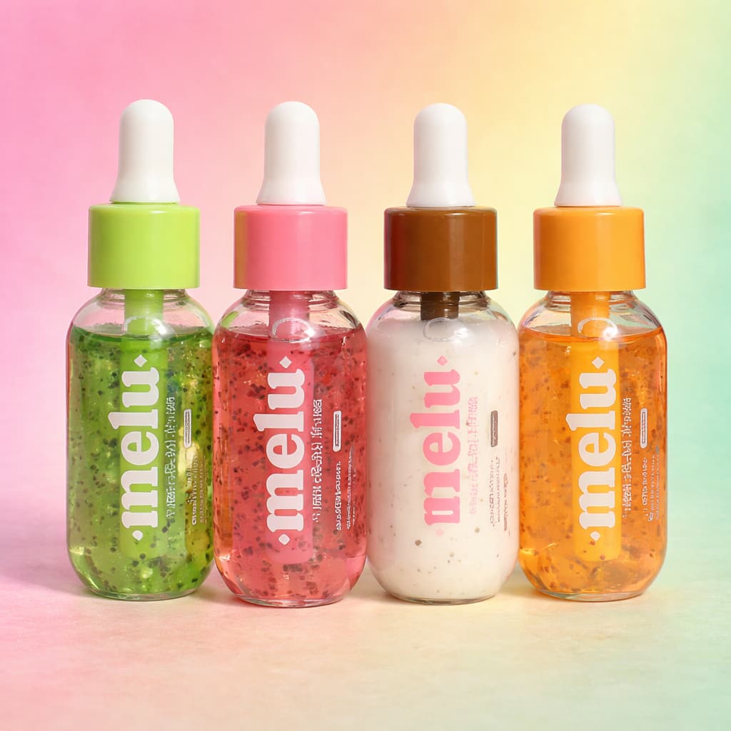 Sérum Facial Melu Ruby Rose 30ml – Detox, Hidratante, Nutritivo e Antioxidante | Skincare Completo