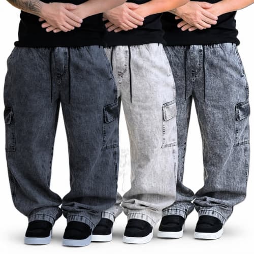 Calças Cargo Street Balão masculino sem punho