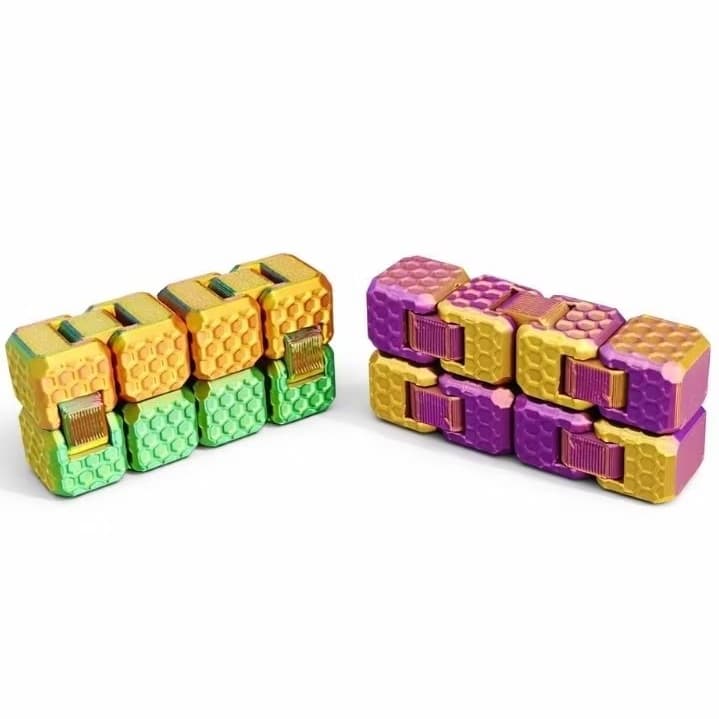 Cubo Infinito Fidget Toy Anti Stress Sensorial Ansiedade Autismo TDAH Relaxante Portátil 3D