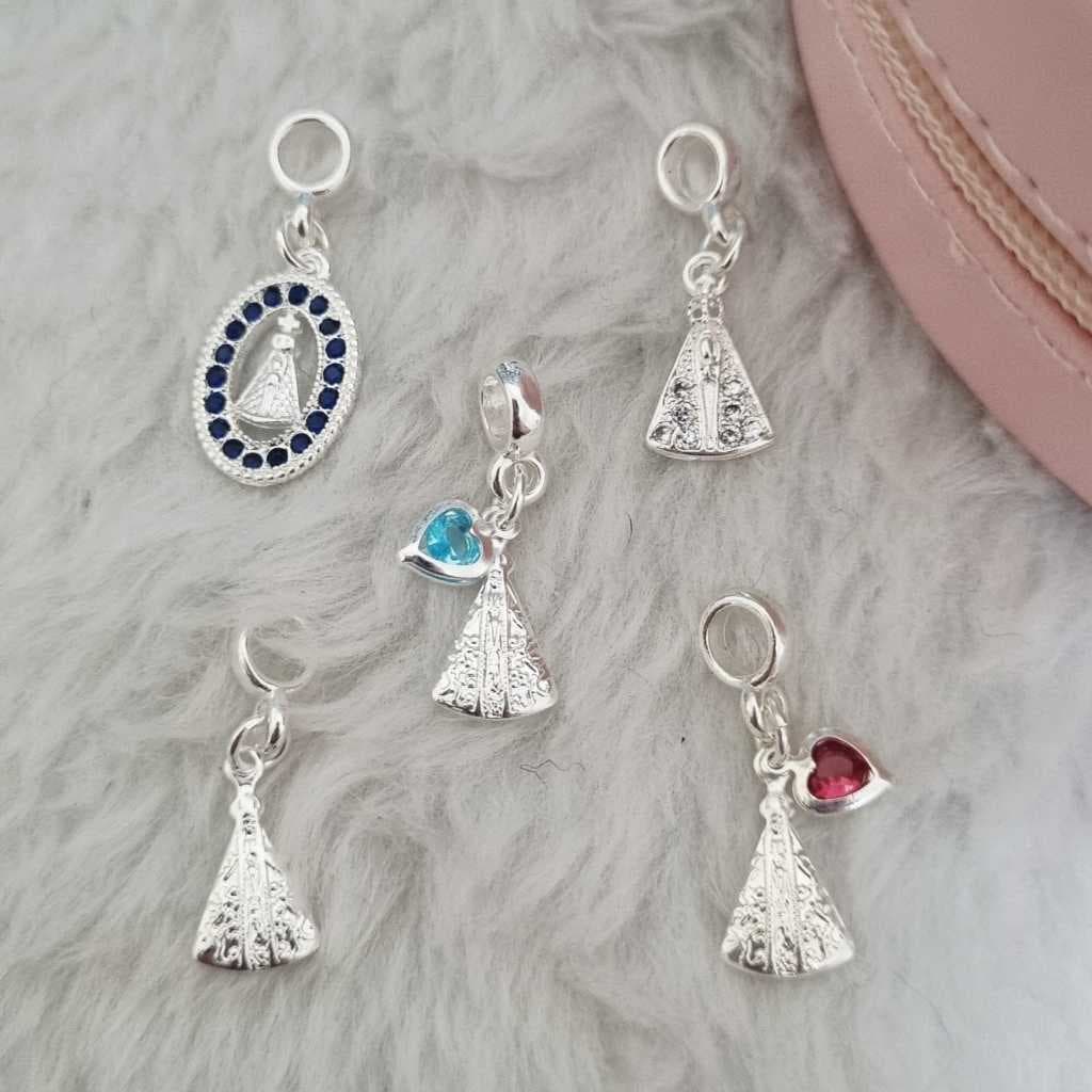 Berloque Nossa Senhora Aparecida Padroeira Pingente Fé Proteção Religião