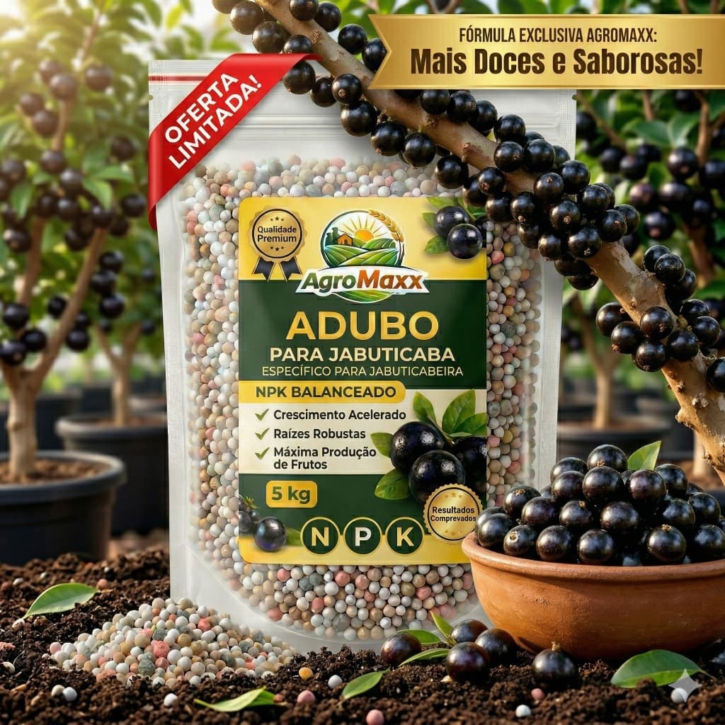 Adubo Jabuticabeira Premium - Crescimento e Frutificação Rápida - Verthagro