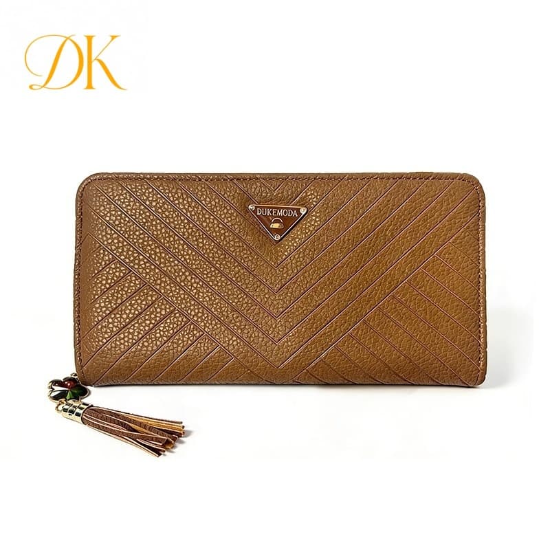 Carteira Longa Logo Triangular, Grande Capacidade, Múltiplos Cartões, Leve e Versátil-N107-62