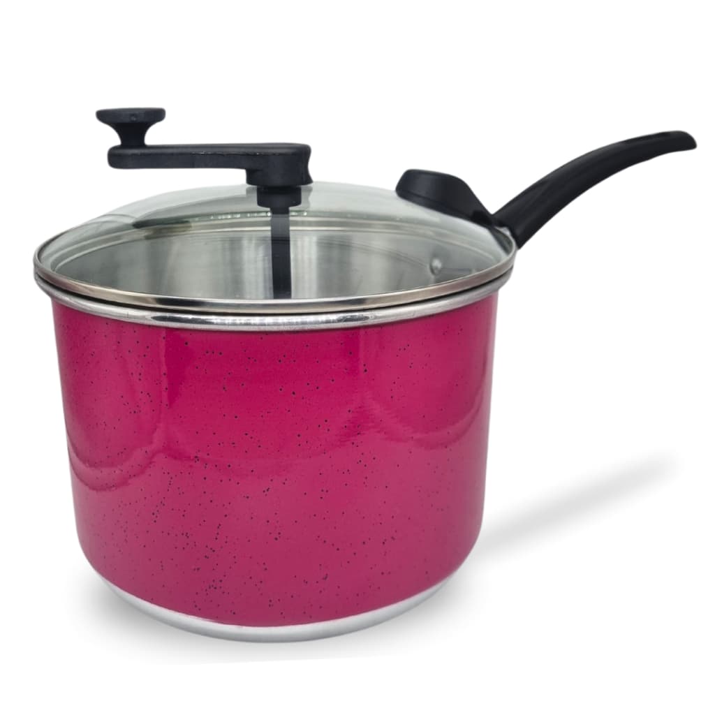 Panela de Pipoca  com Tampa de Vidro nº 20 4 Litros Panela de fazer Pipoca