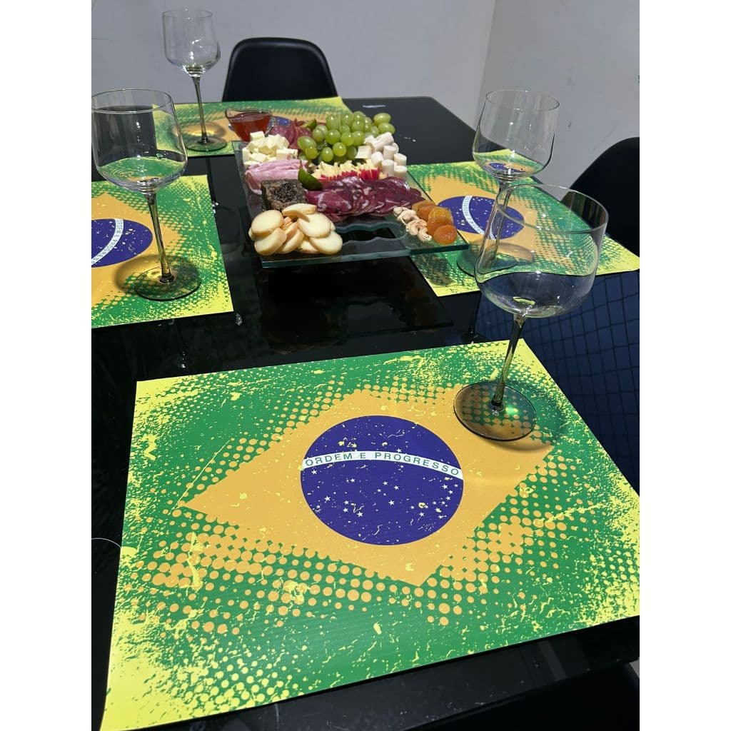 Jogo Americano Mesa posta sousplat Supla Copa do Mundo Futebol Brasileirão