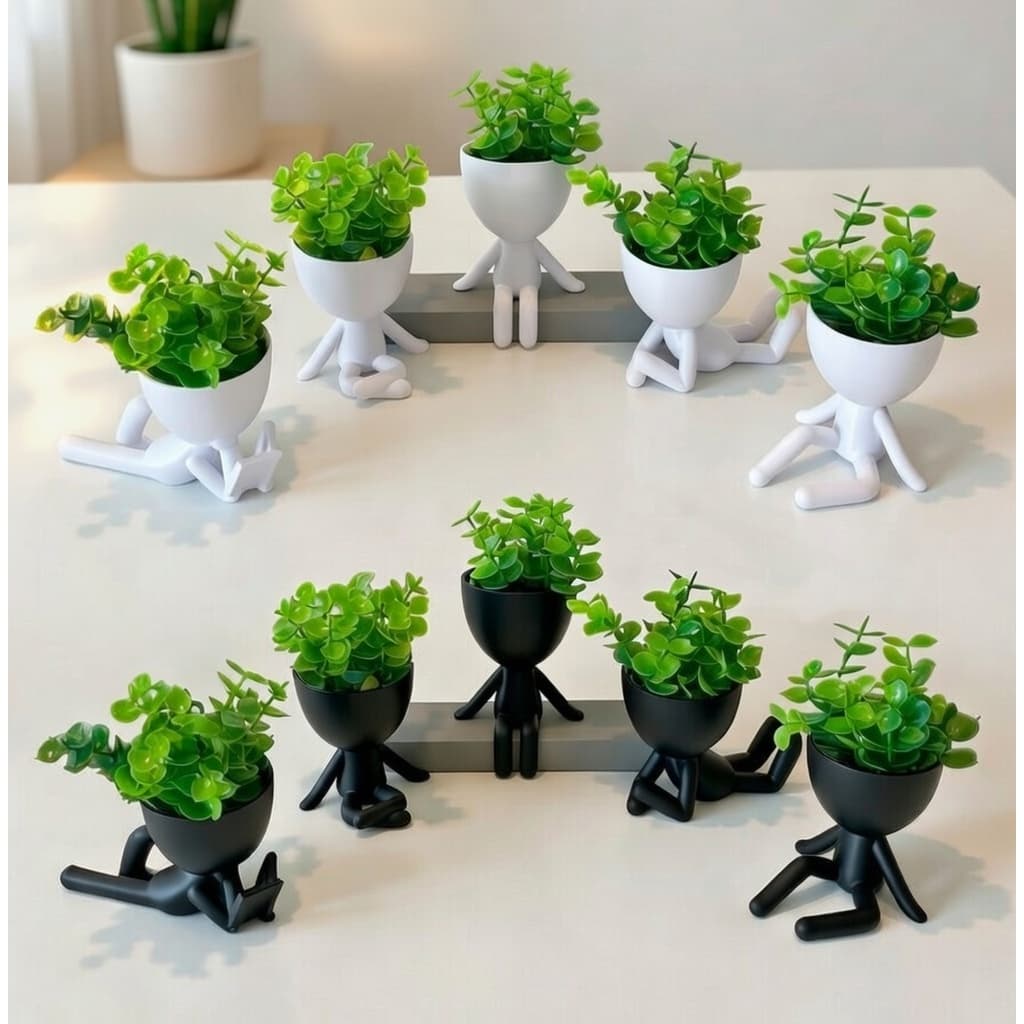 10 Vasinhos Suculentas Alt 6cm Robert Bob Planta Decoração com planta incluso