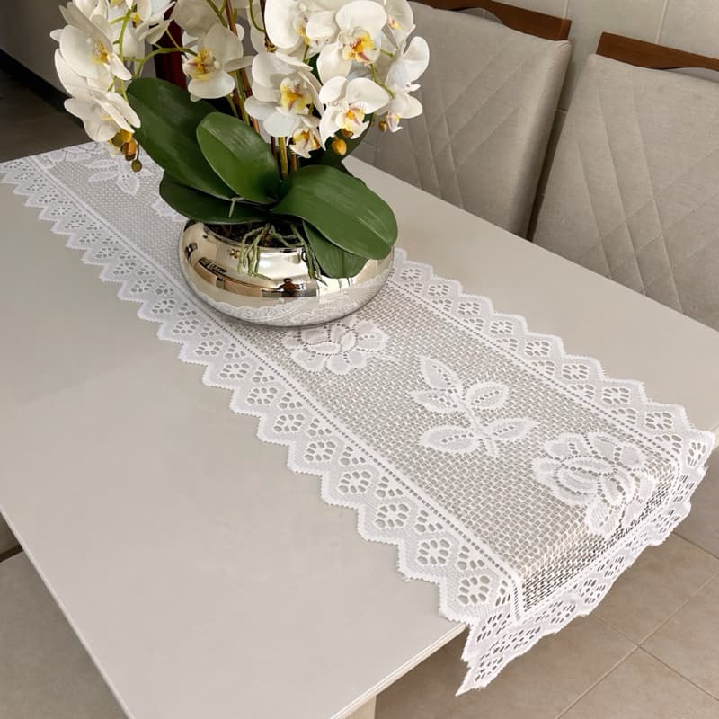 Caminho de mesa Renda Trilho de mesa