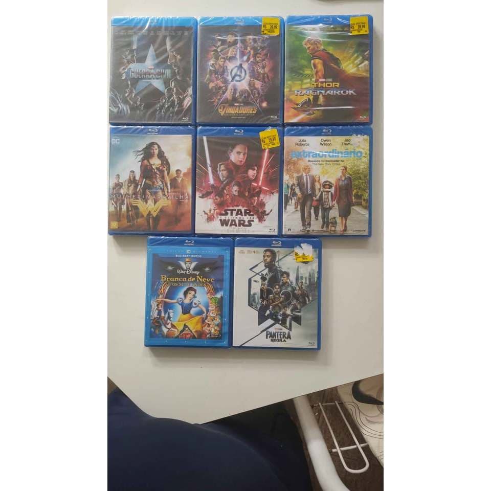 Combo Blurays Lacrados