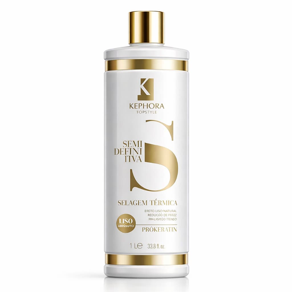 Escova Semi Definitiva Liso Imediato Selagem Termica Kephora Progressiva 1L