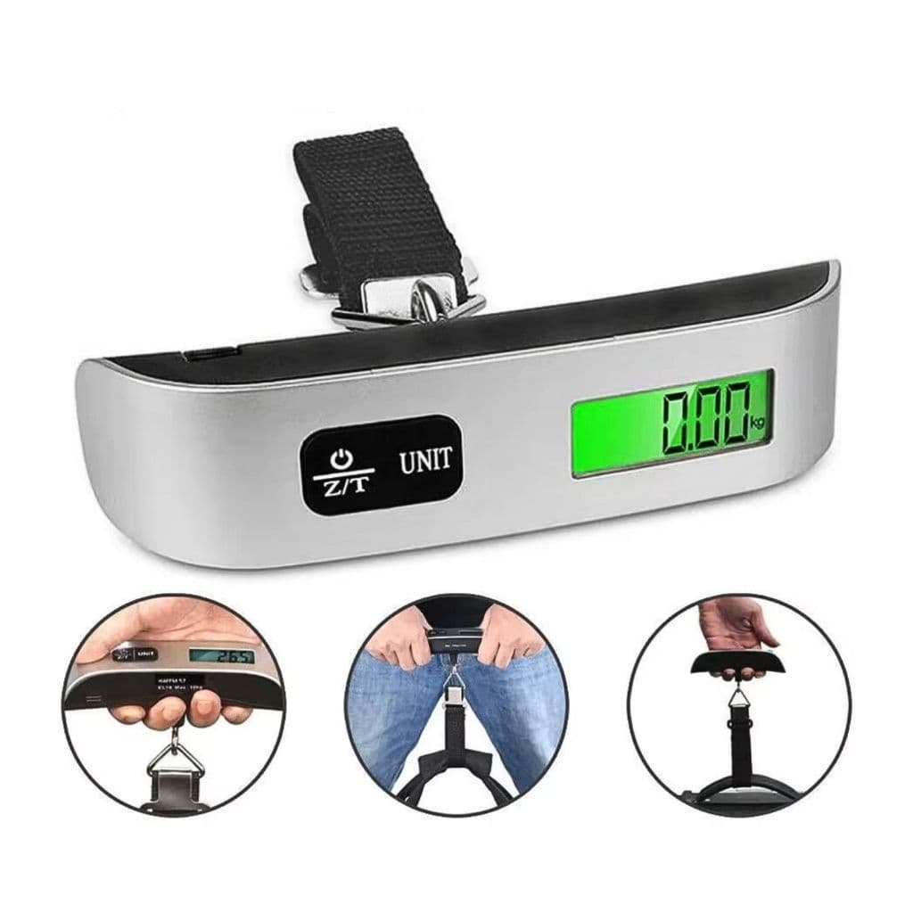 Balança Eletrônica De 50kg Digital De 10g Bolso Mala De Viagem Bagagem Ferramenta De Peso