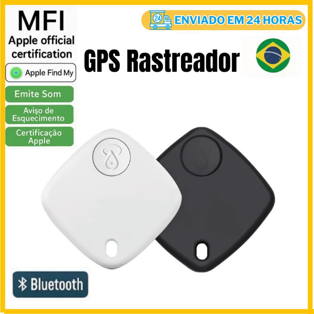 Smart Air Tag Rastreador Bluetooth para iPhone | Localizador App iOS Objetos Perdidos/Pet CASA-14-FY
