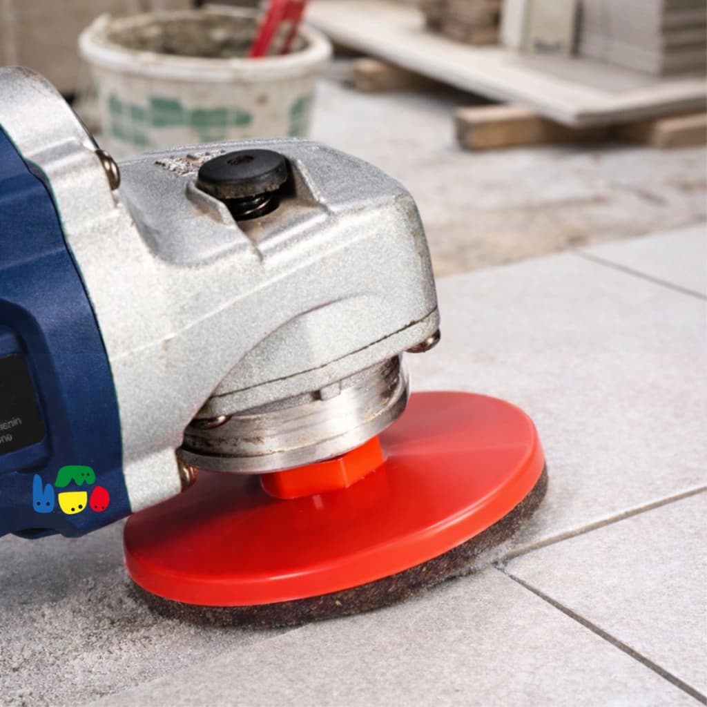 Disco De Polimento Para Corte De Azulejo Piso Cerâmica Rosca M10 80mm Esmerilhadeira