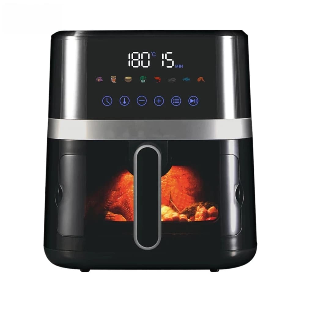Fritadeira Elétrica Air Fryer Gaabor Lume Touch Visor Digital sem Óleo 5.5L 1500W Preto