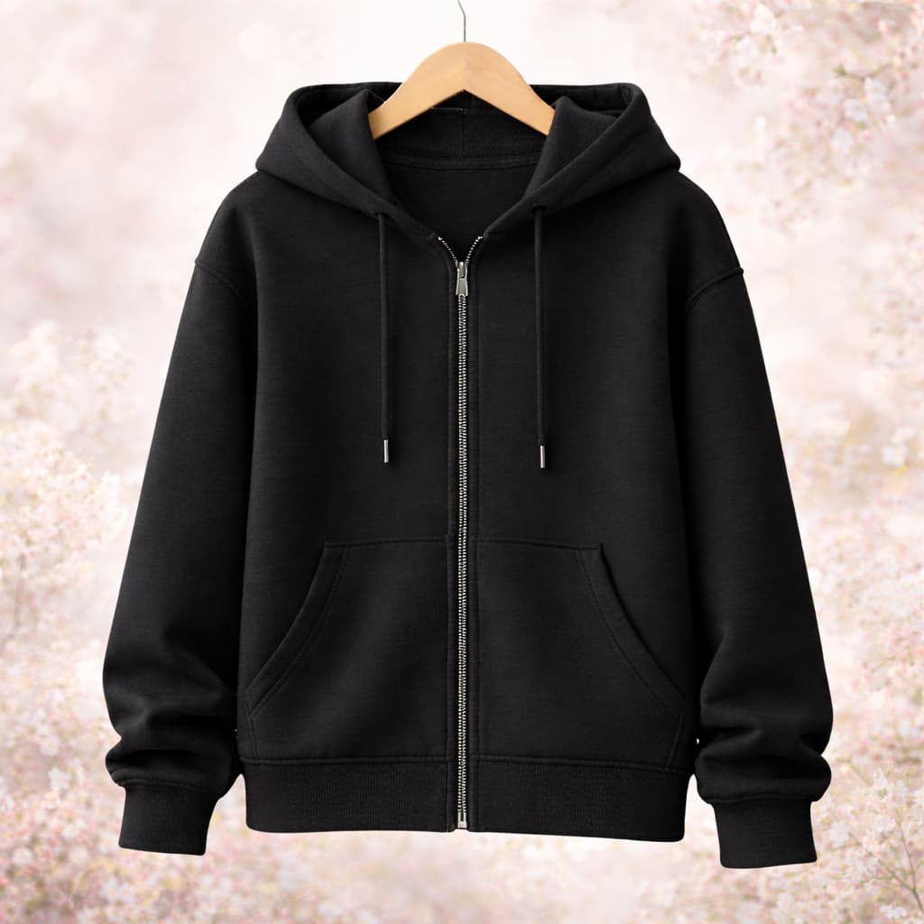 Blusa de Moletom Infantil com Capuz e Bolso Lisa Casaco Menino Menina