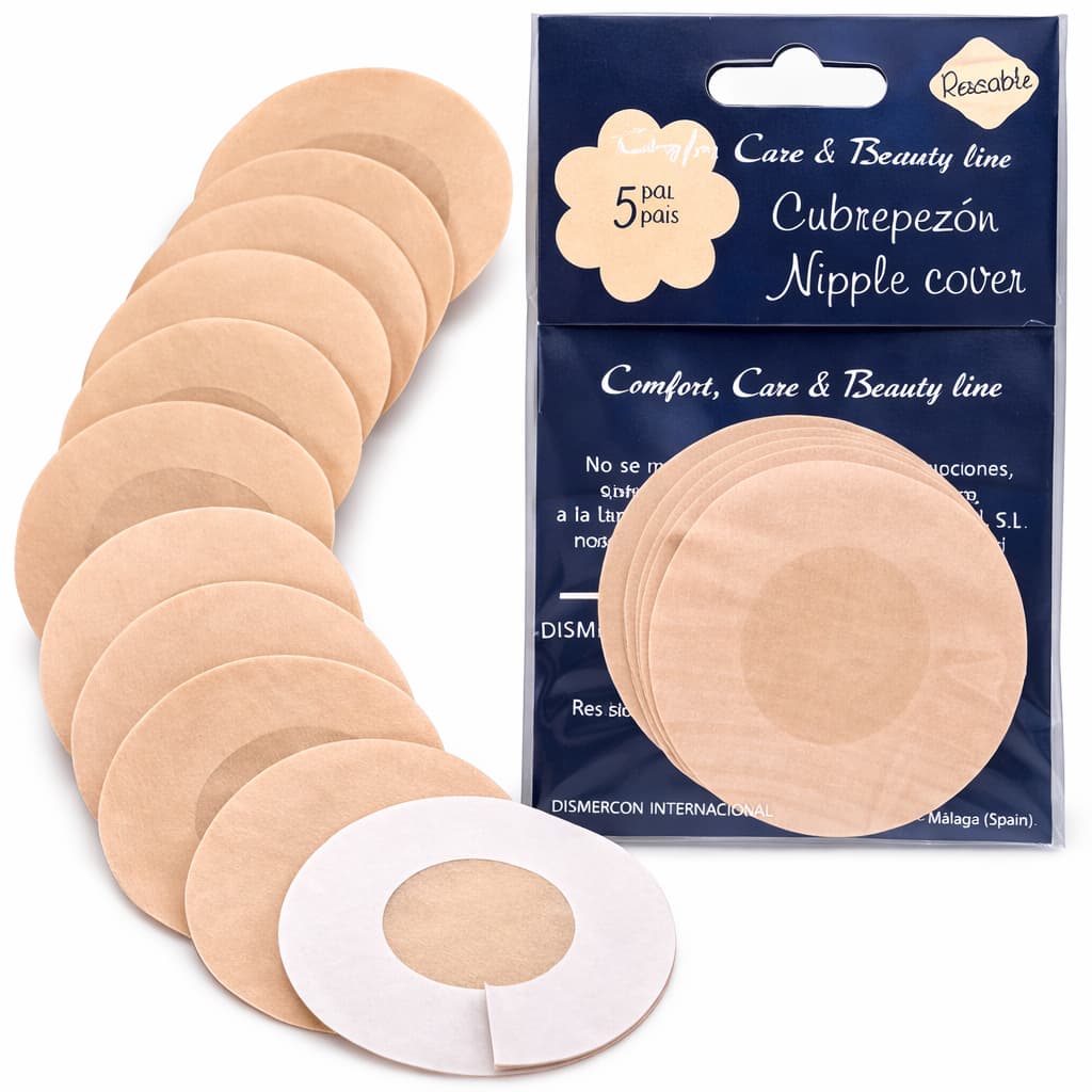 Kit 5 10 15 Pares Tapa Seio Mamilo Descartável Fita Protetor Adesivo Bico Aureola