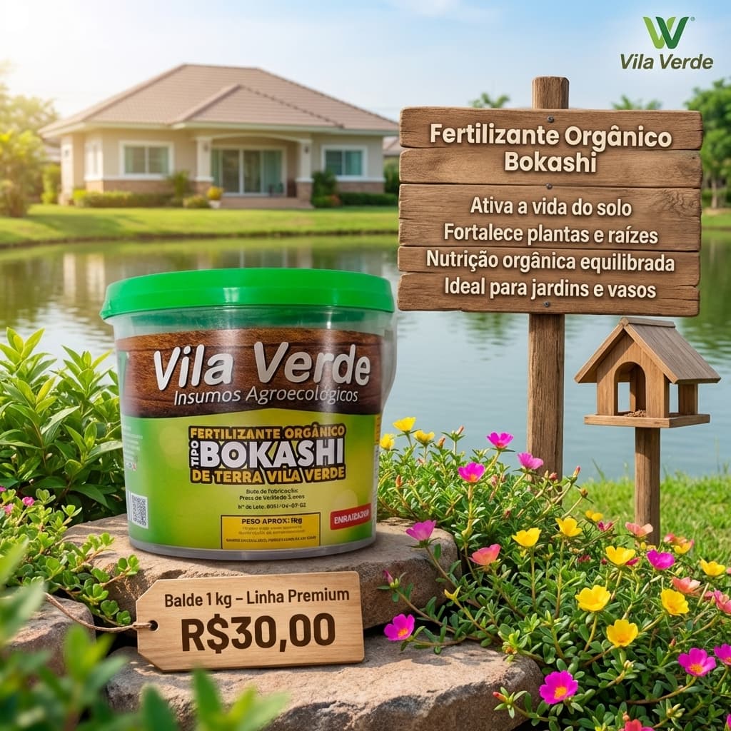 Fertilizante Orgânico Bokashi De Terra 1 Kg