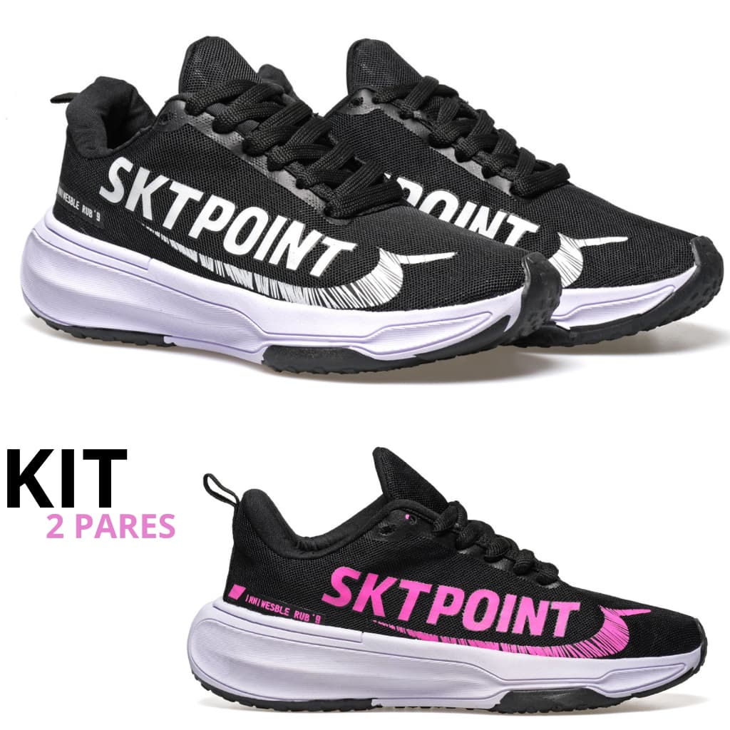 Kit Tenis Esportivo Masculino Feminino Academia Corrida