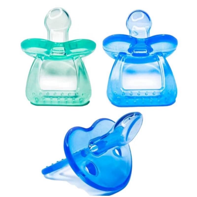 Chupeta Tetê - 100% Silicone Alta Qualidade Conforto E Qualidade - Azul - Rosa - Transaparente Saquinho Fase 2 Atacado