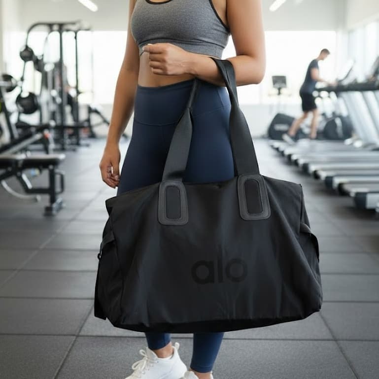 Bolsa Esportiva Grande de Luxo - Perfeita para Academia, Yoga e Viagens (Cor Bordô/Vinho/pink/roxo)