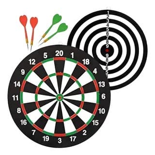 Jogo Alvo Profissional 4 Lança Dardo Ponta Agulha Metal 29cm Cor Colorido