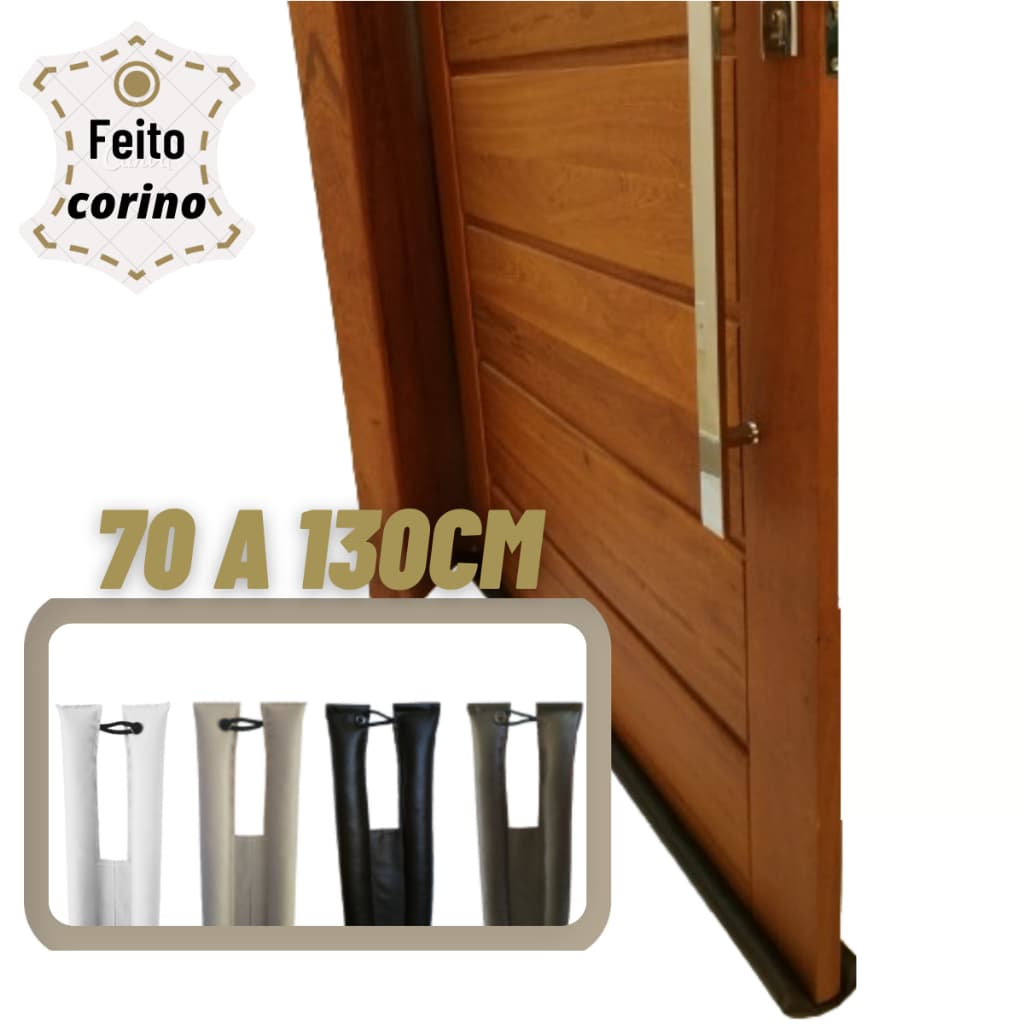 Veda Porta Pivotante 70 cm 80 cm 90 cm 100 cm 110 cm 120 cm 130 cm  Vedação Inseto Poeira