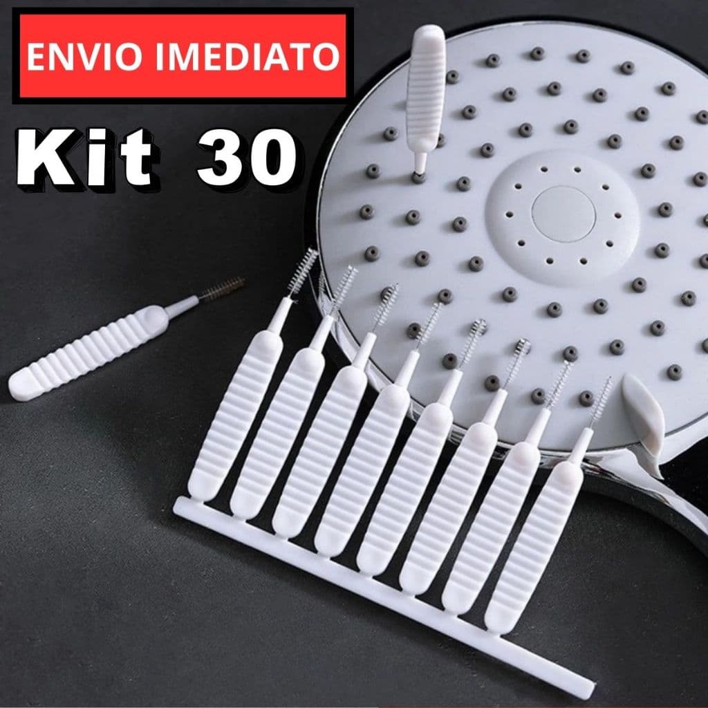 Escova Desentupidora Chuveiro Limpador Mini Multifuncional  Celular Anti Entupimento Escova Limpeza