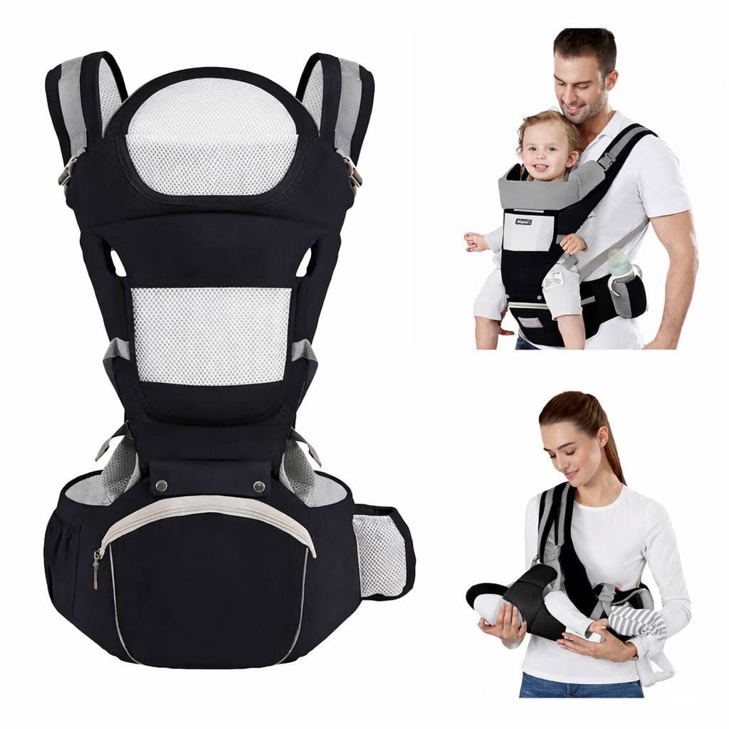 Canguru Para Bebê Versátil Ergonômico Passeio Assento Bolso 3 em 1- Envio Imediato!
