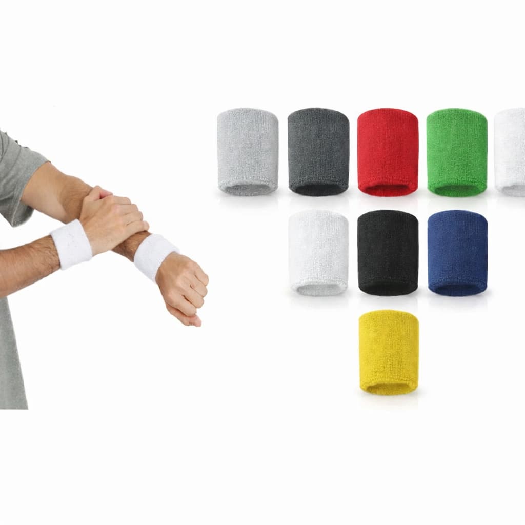 Munhequeiras De Pulso  Com 1 ou 2 Unidades  Unissex