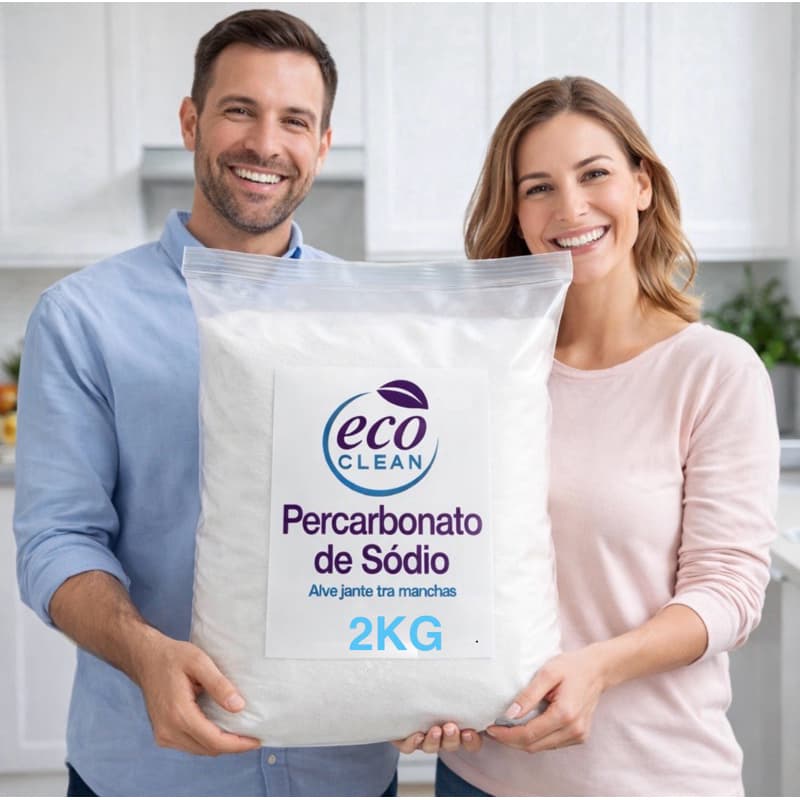 Percarbonato de Sódio 100% Puro Limpeza Em Geral Tira Manchas Roupas Brancas 500g/1kg /2kg