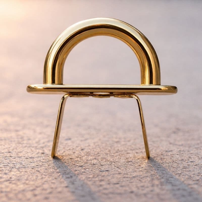 Porta alça nas cores dourado cataforetico,níquel, e cinza grafite kit com  8 unidades.