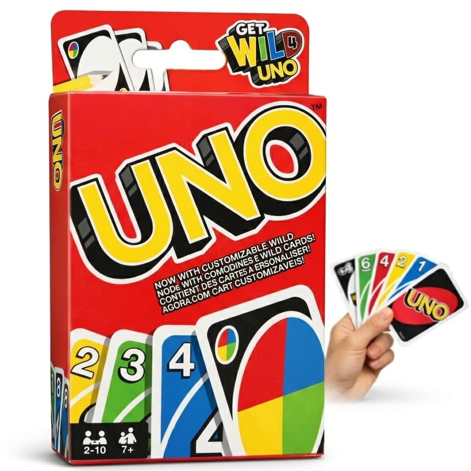 UNO Edição Clássica - Baralho de Alta Qualidade Jogo de Cartas Personalizáveis Diversão Amigos