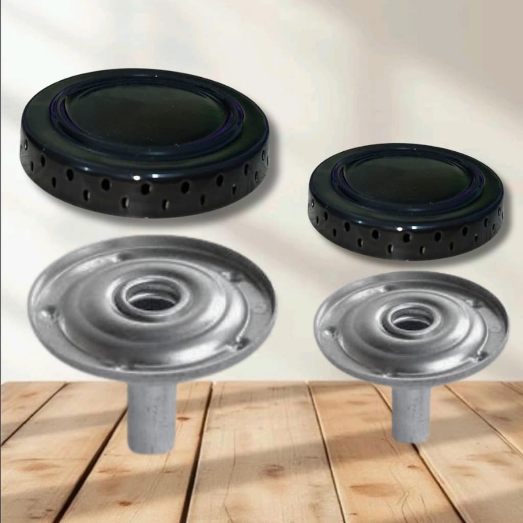 Kit 4 Espalhador Chama Atlas Monaco Glass Coliseum Boca Fogão