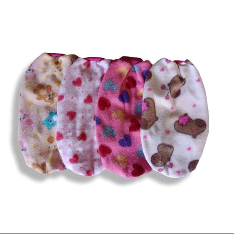 KIT 2 Roupas inverno soft Cachorro Gato Coelho PET Tamanho 1,2,3 e 4 Roupinhas Tecido Confortável Estampas Desenho