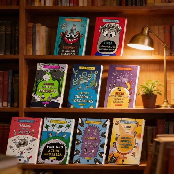 Livro Caos Total Capa Dura Volume 1 2 3 4 5 6 7 8 9 10 11 12 13 14 15 16 17 18 19 20