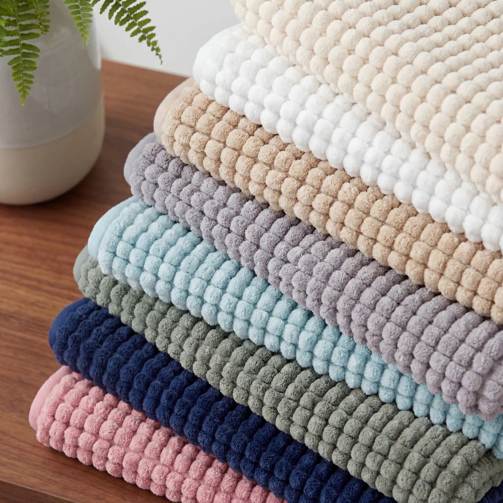 Tapete de Banheiro 40x60 Antiderrapante Absorvente Microfibra Bolinha Macarrão