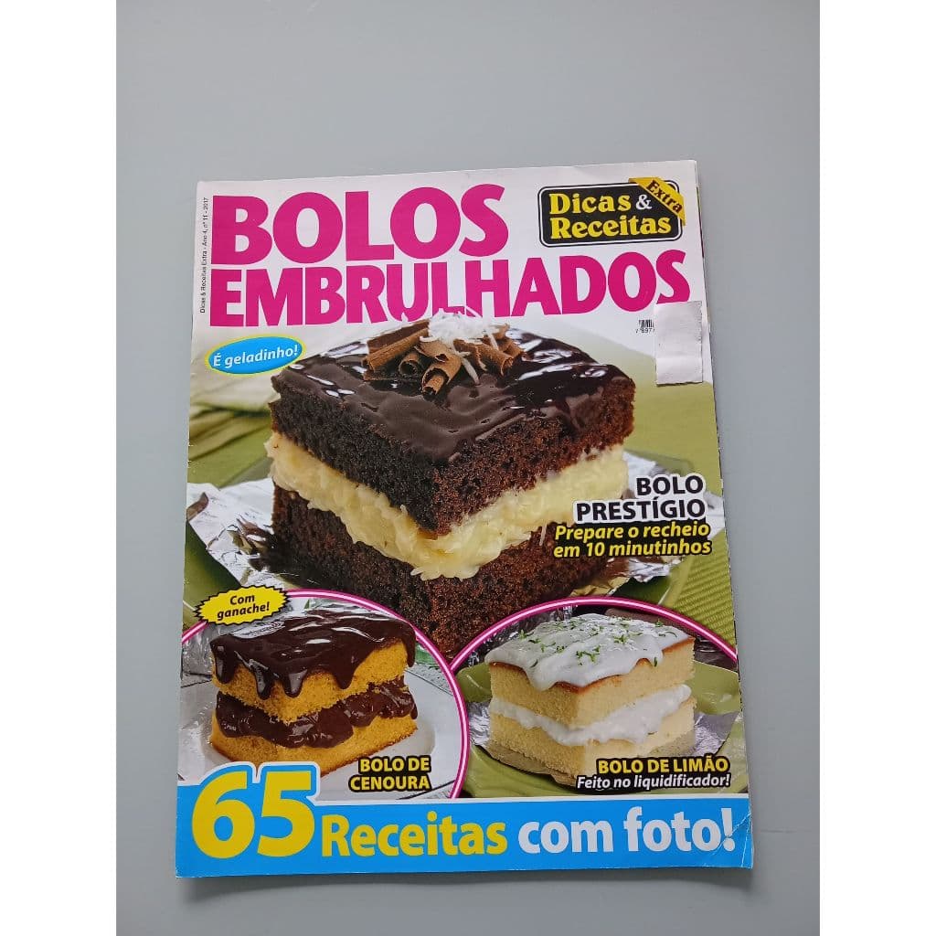 Revista Dicas & Receitas Bolos Embrulhados 65 Receitas Ad416 (Usado)